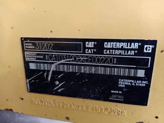 ขายCATERPILLAR. 312D. ทู  มือ 2 เมโทร  สภาพสวยมากๆๆ  แห้ง...ไม่มีผุ...พร้อมใช้  โทร 089-3818694จ๊อย