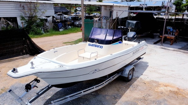 ขายเรือ suzuki 23ฟุต เดินได้รอบลำ สวยๆ