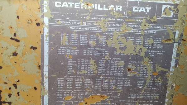รถเกรด catterpillar 120G เอกสารชุดจดทะเบียน เก่าราชการ
