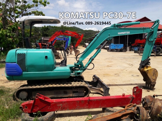 ขายรถขุดKOMATSU PC30-7E เครื่องยนต์komatsu-3D84E ,คอนโทรลน้ำมัน, ปั๊มนิ้ว, แทรคยาง, ใบมีด, รถเก่านอก ขายรถขุดKOMATSU PC30-7E เครื่องยนต์komatsu-3D84E ,คอนโทรลน้ำมัน, ปั๊มนิ้ว, แทรคยาง, ใบมีด, รถเก่านอก