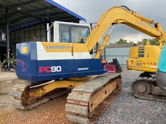 ขาย 895,000 รถเก่านอกยังไม่เคยใช้งานในไทย สภาพ 2,xxx ชม. KOMATSU PC90 รุ่น 6 ขาย 895,000 รถเก่านอกยังไม่เคยใช้งานในไทย สภาพ 2,xxx ชม. KOMATSU PC90 รุ่น 6
