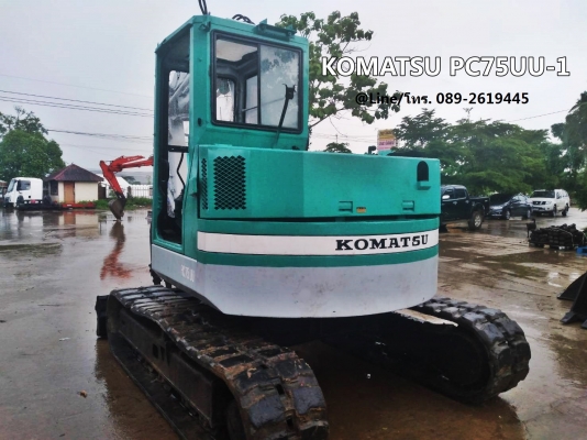 ขายรถขุดKOMATSU PC75UU-1 เครื่องkomatsu-4D95L, คอนโทรลลูกหมาก, ปั๊มนิ้ว, ใบมีดดัน รถเก่านอก, มีเอกสา ขายรถขุดKOMATSU PC75UU-1 เครื่องkomatsu-4D95L, คอนโทรลลูกหมาก, ปั๊มนิ้ว, ใบมีดดัน รถเก่านอก, มีเอกสา