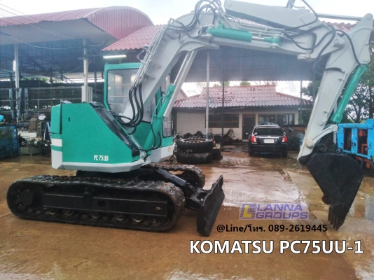 ขายรถขุดKOMATSU PC75UU-1 เครื่องkomatsu-4D95L, คอนโทรลลูกหมาก, ปั๊มนิ้ว, ใบมีดดัน รถเก่านอก, มีเอกสา ขายรถขุดKOMATSU PC75UU-1 เครื่องkomatsu-4D95L, คอนโทรลลูกหมาก, ปั๊มนิ้ว, ใบมีดดัน รถเก่านอก, มีเอกสา