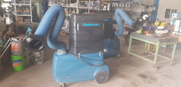 เครื่องดูดควันเชื่อมแบบเคลื่อนย้ายได้ Nederman แขน 2 ม.กระบะกรอง FilterCart Original