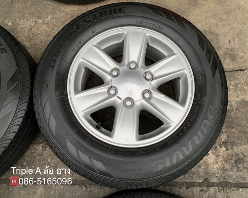 ล้อแม็ก ISUZU D-Max All New ขอบ 16 แถมยาง 215-70-16 Bridgestone ปลายปี 14
