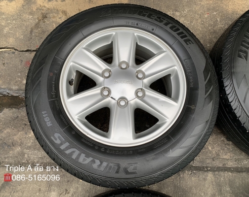 ล้อแม็ก ISUZU D-Max All New ขอบ 16 แถมยาง 215-70-16 Bridgestone ปลายปี 14