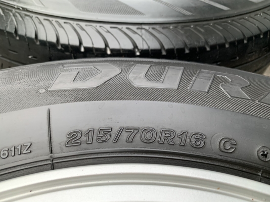 ล้อแม็ก ISUZU D-Max All New ขอบ 16 แถมยาง 215-70-16 Bridgestone ปลายปี 14