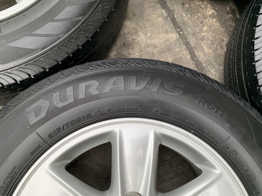 ล้อแม็ก ISUZU D-Max All New ขอบ 16 แถมยาง 215-70-16 Bridgestone ปลายปี 14