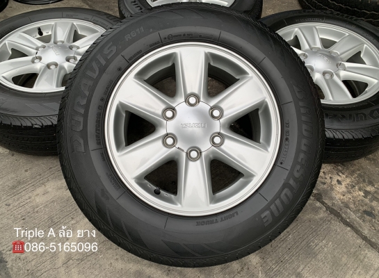 ล้อแม็ก ISUZU D-Max All New ขอบ 16 แถมยาง 215-70-16 Bridgestone ปลายปี 14