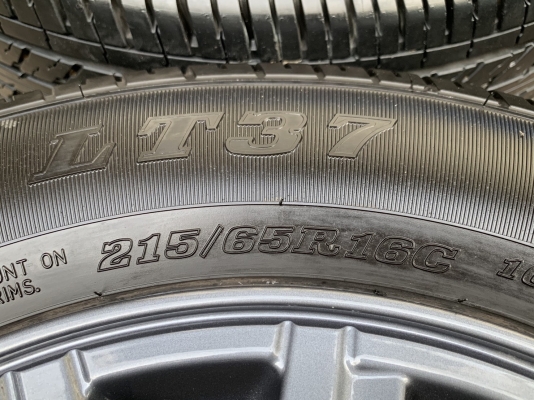 ล้อแม็ก ISUZU X-Series ขอบ 16 พร้อมยาง 215-65-16 Dunlop ปลายปี 18 สภาพดี