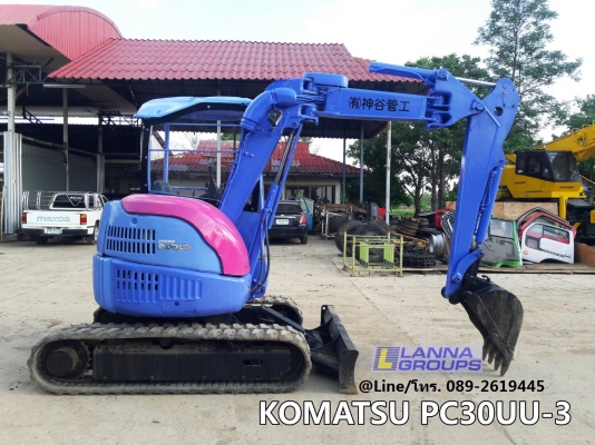 ขายรถขุดKOMATSU PC30UU-3 เครื่องยนต์Komatsu 3D84E, จำนวน 3 สูบ, คอนโทรลสั้น, ปั้มนิ้ว, แทรคยาง, มีใบ ขายรถขุดKOMATSU PC30UU-3 เครื่องยนต์Komatsu 3D84E, จำนวน 3 สูบ, คอนโทรลสั้น, ปั้มนิ้ว, แทรคยาง, มีใบ