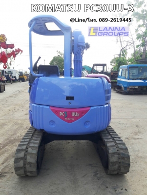 ขายรถขุดKOMATSU PC30UU-3 เครื่องยนต์Komatsu 3D84E, จำนวน 3 สูบ, คอนโทรลสั้น, ปั้มนิ้ว, แทรคยาง, มีใบ ขายรถขุดKOMATSU PC30UU-3 เครื่องยนต์Komatsu 3D84E, จำนวน 3 สูบ, คอนโทรลสั้น, ปั้มนิ้ว, แทรคยาง, มีใบ