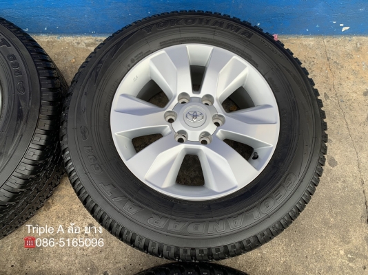 ล้อแม็ก Toyota Revo ขอบ 17 พร้อมยาง 265-65-17 Yokohama ปี 19 สวยๆ