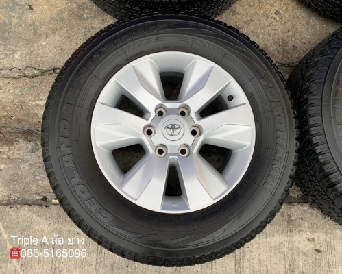 ล้อแม็ก Toyota Revo ขอบ 17 พร้อมยาง 265-65-17 Yokohama ปี 19 สวยๆ
