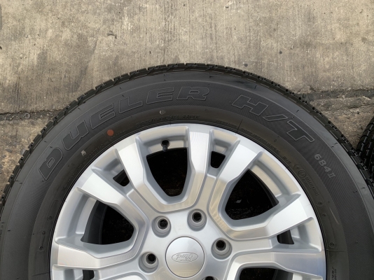 ล้อแม็กป้ายแดง Ford Ranger Wildtrak Limited รุ่นใหม่ล่าสุด ขอบ 18 พร้อมยางป้ายแดง 265-60-18 Bridgestone ปี 19 สวยกริ๊บ