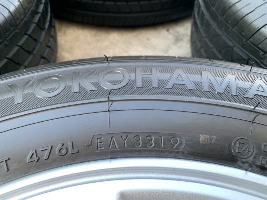 ล้อแม็ก 5รู114 TOYOTA ขอบ 15 พร้อมยางป้ายแดง 205-70-15 Yokohama ปี 19 สวยกริ๊บ