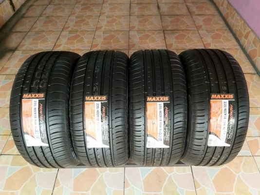 ยางใหม่ตกปี ยางค้างสต็อค Maxxis Premitra HP5 235/40R18 ผลิตปลายปี 18 รับประกันบวม 1 ปี ขายถูกๆ 4 เส้ ยางใหม่ตกปี ยางค้างสต็อค Maxxis Premitra HP5 235/40R18 ผลิตปลายปี 18 รับประกันบวม 1 ปี ขายถูกๆ 4 เส้