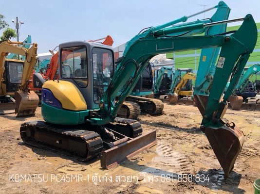 ขายรถขุด PC45MR-1 ตู้เก๋ง จากญี่ปุ่นโดยตรง โทร 081-8581834 แบงค์