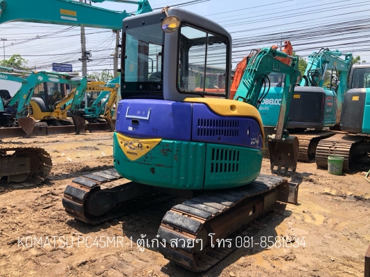 ขายรถขุด PC45MR-1 ตู้เก๋ง จากญี่ปุ่นโดยตรง โทร 081-8581834 แบงค์