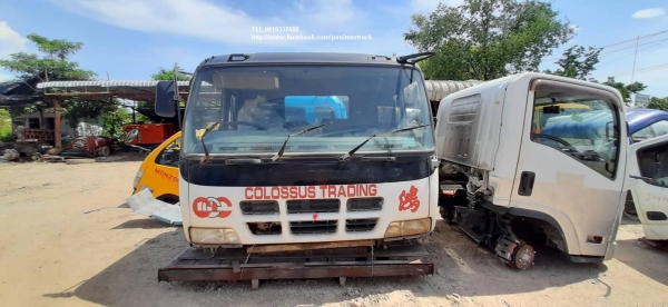 SALE*หัวเก๋งรถบรรทุกไซค์ 10ล้อ -10 ล้อหัวลาก / CABIN ISUZU GIGA(กิก้า /ไจก้า) (มีแค๊ป/ 3 ใบปัด)
