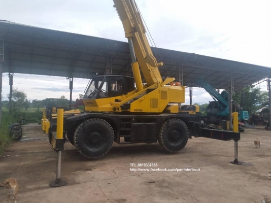 ขายจริง ตัดสด*เล่มทะเบียนพร้อม ภาษีเต็ม! From Japan ขายถูกๆ รถเครน ล้อยาง ขนาด 20ตัน ROUGH TERRAIN CRANE ยี่ห้อ.KATO 20H รุ่น3 แบบขาตรง ยกน้ำหนักได้ 20 ตัน ,ยกสูงได้ 30 เมตร   เครื่องยนต์ KATO -6D14 ,6สูบ สินค้าเก่าบริษัท ขายตามสภาพ (ลูกค้าซื้อจริง-ตัดเงิ