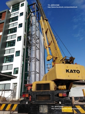 ขายจริง ตัดสด*เล่มทะเบียนพร้อม ภาษีเต็ม! From Japan ขายถูกๆ รถเครน ล้อยาง ขนาด 20ตัน ROUGH TERRAIN CRANE ยี่ห้อ.KATO 20H รุ่น3 แบบขาตรง ยกน้ำหนักได้ 20 ตัน ,ยกสูงได้ 30 เมตร   เครื่องยนต์ KATO -6D14 ,6สูบ สินค้าเก่าบริษัท ขายตามสภาพ (ลูกค้าซื้อจริง-ตัดเงิ