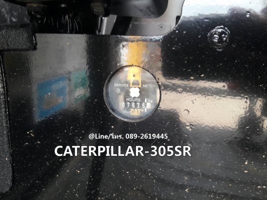 ขายรถขุด CATERPILLAR-305SR เครื่องยนต์มิตซูบิชิ-K4N จำนวน 4 สูบ ,คอนโทรลน้ำมัน , ปั๊มนิ้ว , แทรคเหล็