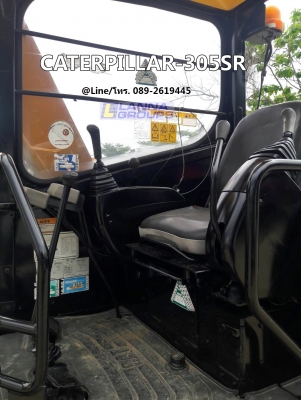 ขายรถขุด CATERPILLAR-305SR เครื่องยนต์มิตซูบิชิ-K4N จำนวน 4 สูบ ,คอนโทรลน้ำมัน , ปั๊มนิ้ว , แทรคเหล็