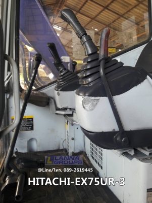 ขายรถขุด HITACHI-EX75UR-3 เครื่องยนต์Nissan BD30,จำนวน 4 สูบ, มีลายเจาะ, คอนโทรลน้ำมัน,ปั๊มนิ้ว,*มีประตู,รถเก่านอก, มีเอกสาร,ยังไม่เคยใช้งานในไทย