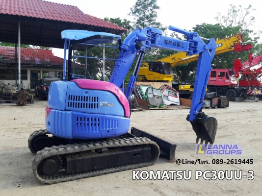 ขายรถขุดKOMATSU PC30UU-3 เครื่องยนต์Komatsu 3D84E, จำนวน 3 สูบ, คอนโทรลสั้น, ปั้มนิ้ว, แทรคยาง, มีใบ ขายรถขุดKOMATSU PC30UU-3 เครื่องยนต์Komatsu 3D84E, จำนวน 3 สูบ, คอนโทรลสั้น, ปั้มนิ้ว, แทรคยาง, มีใบ