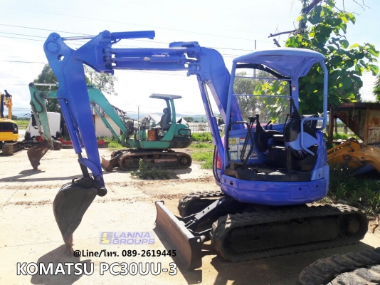 ขายรถขุดKOMATSU PC30UU-3 เครื่องยนต์Komatsu 3D84E, จำนวน 3 สูบ, คอนโทรลสั้น, ปั้มนิ้ว, แทรคยาง, มีใบ ขายรถขุดKOMATSU PC30UU-3 เครื่องยนต์Komatsu 3D84E, จำนวน 3 สูบ, คอนโทรลสั้น, ปั้มนิ้ว, แทรคยาง, มีใบ