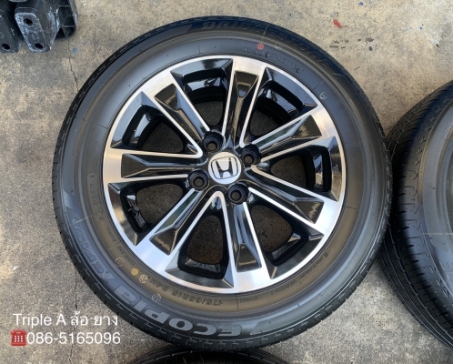 ล้อแม็ก Honda Jazz Hibrid ขอบ 15 ดำปัดเงา พร้อมยางใหม่ป้ายแดง 175-65-15 Bridgestone ปี 19 สวยกริ๊บๆ ล้อแม็ก Honda Jazz Hibrid ขอบ 15 ดำปัดเงา พร้อมยางใหม่ป้ายแดง 175-65-15 Bridgestone ปี 19 สวยกริ๊บๆ