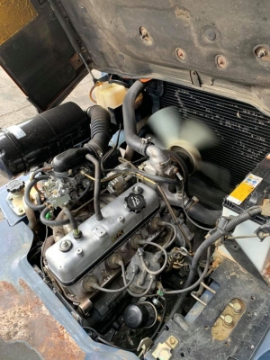 TOYOTA 5FG20  รถมือ 2 นำเข้าจากประเทศญี่ปุ่น 2 ตัน เบนซิน เสา 3.5 เมตร งาฮิ้ง เกียร์ธรรมดา ล้อหน้าคู่