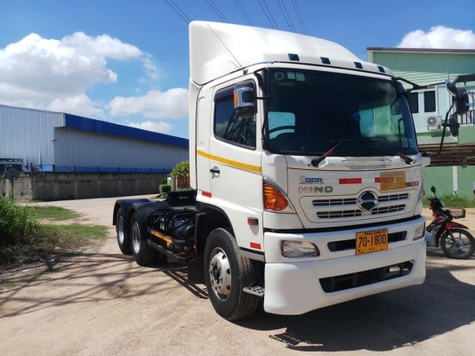 Hino 380 ปี 56 หัวลาก เครื่องเกียร์เดิม ยางใหม่ทุกเส้น พร้อมใช้งาน