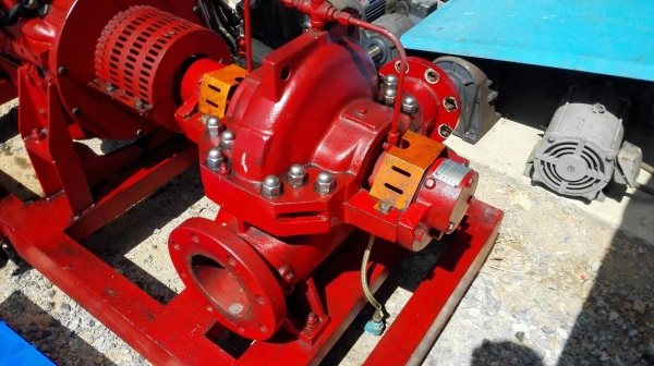 ชุดปั้มน้ำดับเพลิง FIRE PUMP เครื่องยนต์ดีเซล Cummins USA Model 6BT5.9-C ขนาด 150 hp 2500 rpm