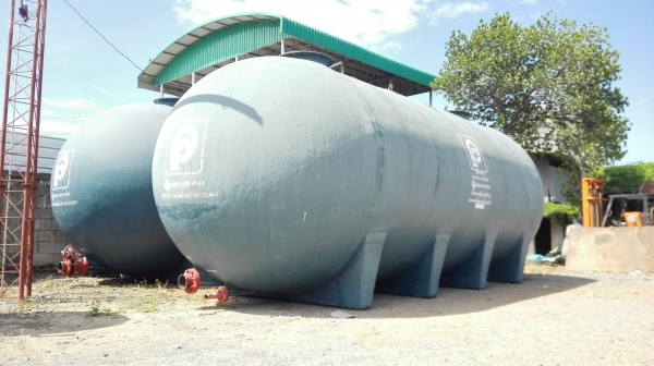 ถังเก็บน้ำไฟเบอร์กลาสแนวนอน PP BIGTANK รุ่น HT-50 AG ขนาดความจุ 50000 Lite รุ่นใหญ่พิเศษ เหมาะกับ อา
