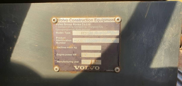 ขาย 750,000 บาท VOLVO EC210B Prime