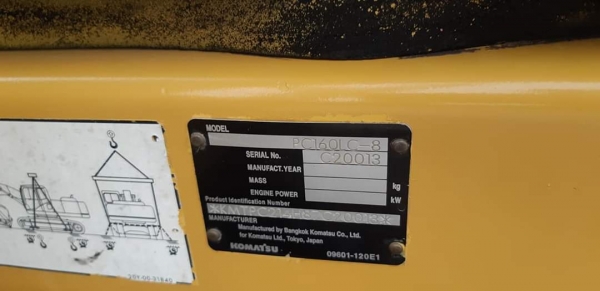 ⭐⭐⭐Komatsu 160-8 ใช้งาน 13,000ช.ม สีเดิม เครื่องปั้ม ช่วงล่าง พร้อมลงงาน เอกสารแจ้งจำหน่าย