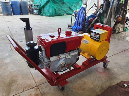 เครื่องปั่นไฟ 10KW ไฟ 220 V (ไฟบ้าน) พร้อมใช้งานทันที