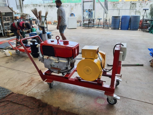 เครื่องปั่นไฟ 10KW ไฟ 220 V (ไฟบ้าน) พร้อมใช้งานทันที