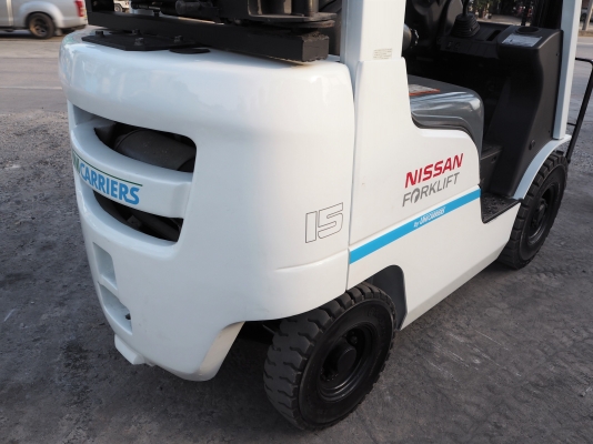 ขายรถโฟล์คลิฟท์มือสอง NISSAN P1F1A15WU นำเข้าจากญี่ปุ่น ยก 1.5 ตัน เสา 3 เมตร