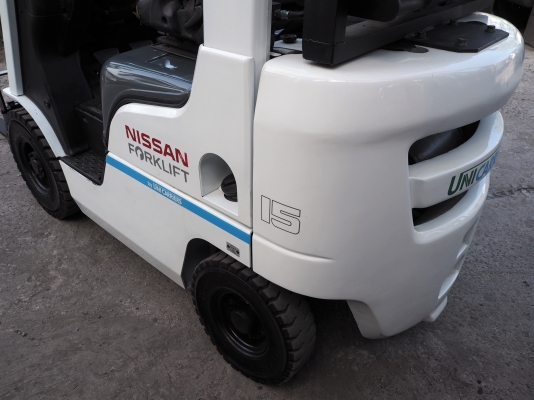 ขายรถโฟล์คลิฟท์มือสอง NISSAN P1F1A15WU นำเข้าจากญี่ปุ่น ยก 1.5 ตัน เสา 3 เมตร