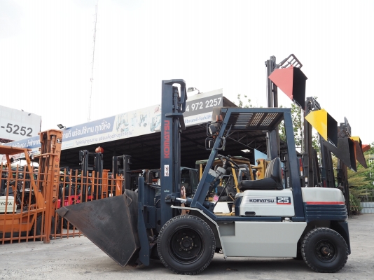 ขายรถโฟล์คลิฟท์งาเท KOMATSU FD25-11 ยก 2.5 ตัน เสา 4 เมตร นำเข้าจากญี่ปุ่น