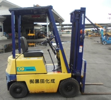 ขายรถโฟล์คลิฟ Komatsu fg09-2 นำเข้า เก่าญี่ปุ่น พร้อมใช้งาน