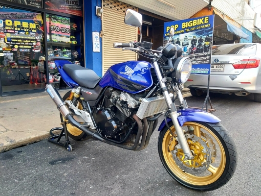 ขาย HONDA CB400 VTEC3 ปี2006 เดิมๆ มีท่อแต่งTSR หม้อน้ำแต่งมิเนียม จานดิสหน้าแต่ง แฮนด์บาร์ ประกับคันเร่งแต่ง เครื่องดี ระบบไฟติดครบ อินวอยส์ สรรพสามิตร ราคา 69500 บาท ส่งได้ทั่วไทย สนใจติดต่อ ☎️081-0578282 FACEBOOK ชาญณรงค์ ป๊อป ชัยอมฤต ไอดีไลน์ POPBIGBI