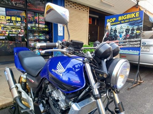 ขาย HONDA CB400 VTEC3 ปี2006 เดิมๆ มีท่อแต่งTSR หม้อน้ำแต่งมิเนียม จานดิสหน้าแต่ง แฮนด์บาร์ ประกับคันเร่งแต่ง เครื่องดี ระบบไฟติดครบ อินวอยส์ สรรพสามิตร ราคา 69500 บาท ส่งได้ทั่วไทย สนใจติดต่อ ☎️081-0578282 FACEBOOK ชาญณรงค์ ป๊อป ชัยอมฤต ไอดีไลน์ POPBIGBI
