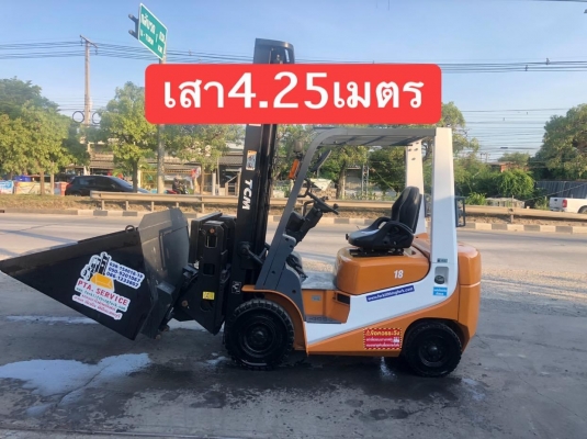 ขายรถตักยางพาราขายรถตักทะลายปาล์มขายรถตักงานร้านขายของเก่าเสาสูง4.25เมตรงาเทได้