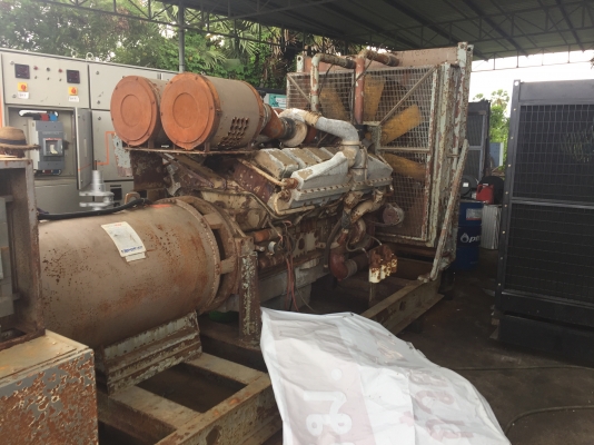 เครื่องปั่นไฟมือสอง 1000kva CUMMINS kta38-g5 ชั่วโมงน้อย 300 ชม รับประกัน1ปีหรือ100ชม เครื่องปั่นไฟมือสอง 1000kva CUMMINS kta38-g5 ชั่วโมงน้อย 300 ชม รับประกัน1ปีหรือ100ชม