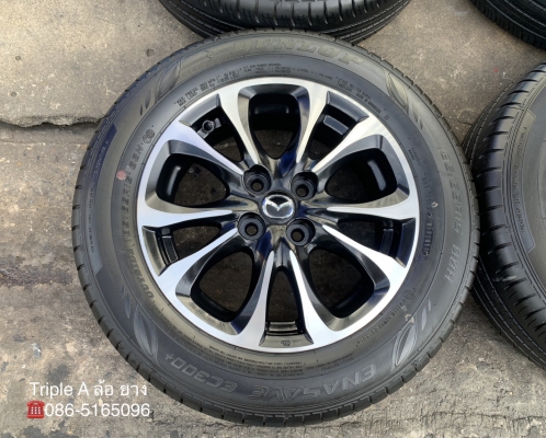 ล้อแม็ก Mazda 2 Skyativ ขอบ 15 สีดำปัดเงา พร้อมยางป้ายแดง 185-65-15 Dunlop ปี 19 สวยกริ๊บ ล้อแม็ก Mazda 2 Skyativ ขอบ 15 สีดำปัดเงา พร้อมยางป้ายแดง 185-65-15 Dunlop ปี 19 สวยกริ๊บ