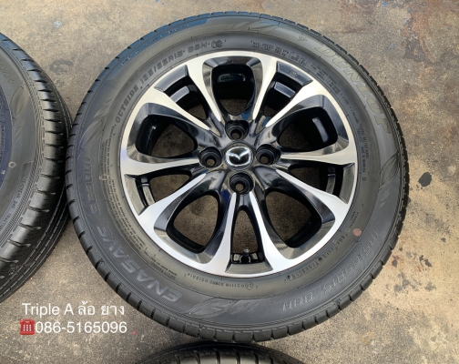 ล้อแม็ก Mazda 2 Skyativ ขอบ 15 สีดำปัดเงา พร้อมยางป้ายแดง 185-65-15 Dunlop ปี 19 สวยกริ๊บ ล้อแม็ก Mazda 2 Skyativ ขอบ 15 สีดำปัดเงา พร้อมยางป้ายแดง 185-65-15 Dunlop ปี 19 สวยกริ๊บ
